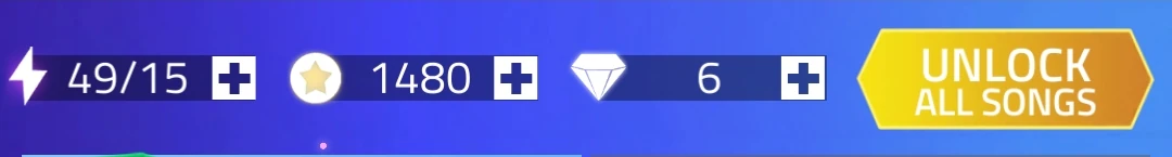 The top bar displays energy, coins and diamonds.