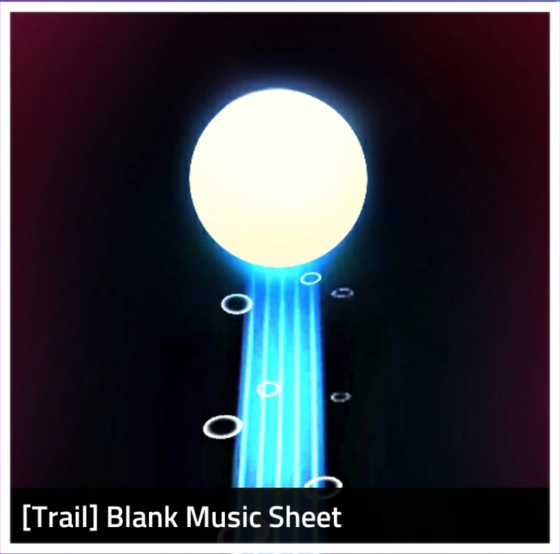 Trail · Blank Music Sheet